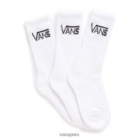 Vans Peru NBDZ461757 blanco | Vans Calcetines clásicos para niños, paquete de 3 tallas 1-6.