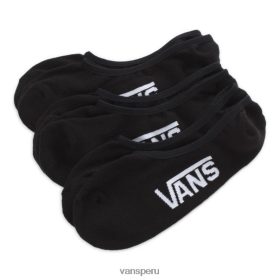 Vans Peru NBDZ461777 negro | Vans calcetines clásicos súper invisibles, paquete de 3 tallas 9.5-13