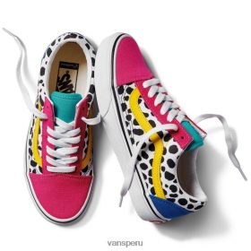 Vans Peru NBDZ461867 único | Vans costumbres dálmata color bloque vieja escuela