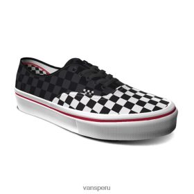 Vans Peru NBDZ461981 único | Vans patín de tablero de ajedrez aduanero auténtico