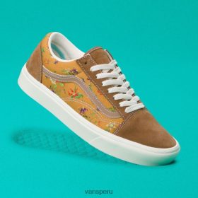 Vans Peru NBDZ462289 fatal floral dorado marrón | Vans cómoda vieja escuela
