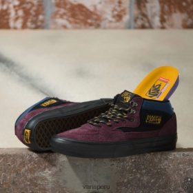 Vans Peru NBDZ462329 morado-negro | Vans media cabina para patines al aire libre