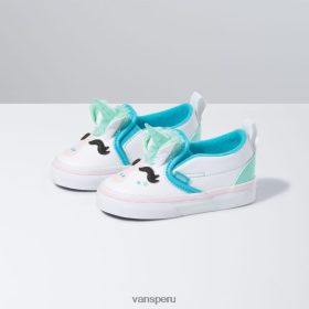 Vans Peru NBDZ462383 atolón azul iridiscente | Vans niño unicornio slip-on v