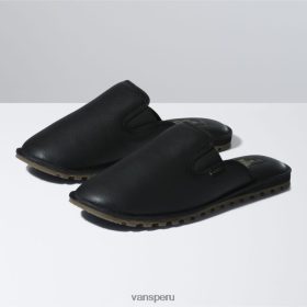 Vans Peru NBDZ462415 cuero mantequilla negro-negro | Vans mula de montaña