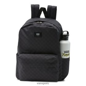 Vans Peru NBDZ462455 carbón negro | Vans mochila old skool h2o check