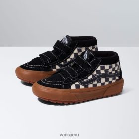 Vans Peru NBDZ462481 malvavisco-negro | Vans niños sk8-mid reedición v mte-1