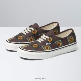 Vans Peru NBDZ462533 chocolate con cheque de abuela | Vans autentico 44dx