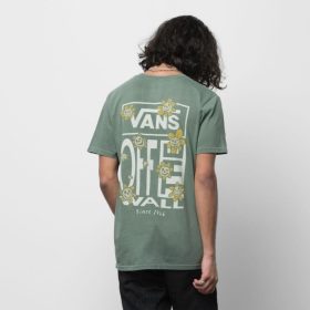 Vans Peru NBDZ462631 pato verde | Vans camiseta floral con sonrisa trippy
