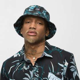 Vans Peru NBDZ462647 negro-verde azulado intenso | Vans sombrero de pescador con parche