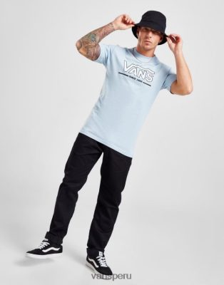 Vans Peru NBDZ462817 azul | Vans camiseta con dibujo en v volador