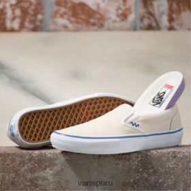 Vans Peru NBDZ462883 lienzo crudo clásico blanco | Vans zapatillas de skate de lona cruda