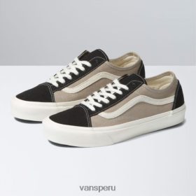 Vans Peru NBDZ462959 multibloque negro | Vans multibloque old skool cónico