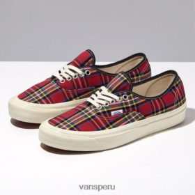 Vans Peru NBDZ462971 og cuadros rojo-verde | Vans fábrica de anaheim og cuadros auténticos 44 dx