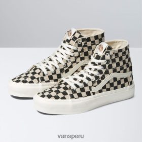 Vans Peru NBDZ462975 tablero de ajedrez de teoría ecológica | Vans teoría ecológica sk8-hi cónica