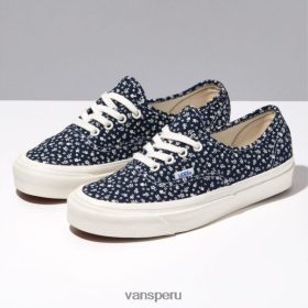 Vans Peru NBDZ462995 og floral azul marino | Vans fábrica de anaheim auténtica 44 dx