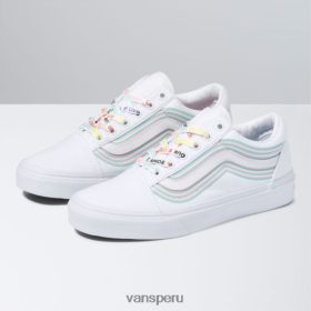 Vans Peru NBDZ463017 blanco-blanco verdadero | Vans orgullo vieja escuela