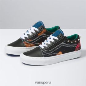 Vans Peru NBDZ463149 tinte multiácido | Vans tartán aturdido old skool zip