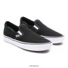 Vans Peru NBDZ46315 negro | Vans zapatos clásicos sin cordones cómodos