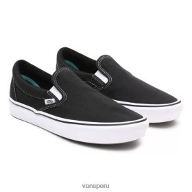 Vans Peru NBDZ46315 negro | Vans zapatos clásicos sin cordones cómodos