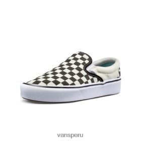 Vans Peru NBDZ463175 (clásico) tablero de ajedrez | Vans cómodos sin cordones