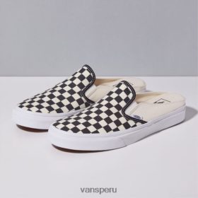Vans Peru NBDZ463197 blanco y negro | Vans mules clásicos sin cordones