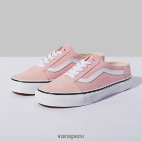Vans Peru NBDZ463221 rosa empolvado-blanco verdadero | Vans mula vieja escuela
