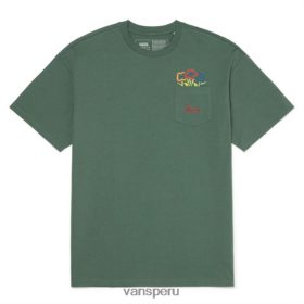 Vans Peru NBDZ463273 pato verde | Vans camiseta manga corta otw pocket gx