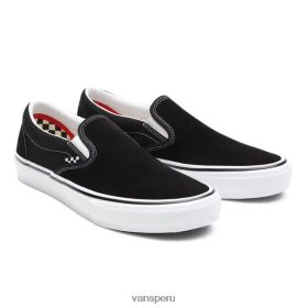 Vans Peru NBDZ46329 negro | Vans zapatos de skate sin cordones