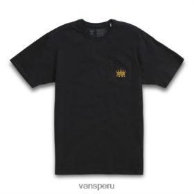 Vans Peru NBDZ463359 negro | Vans camiseta con bolsillo off the wall de x dan lacey
