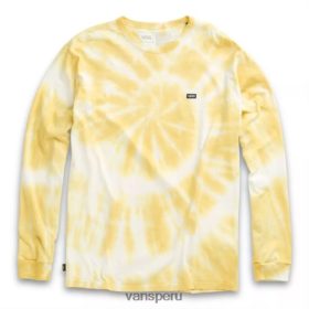 Vans Peru NBDZ463435 berro verde | Vans camiseta de manga larga con teñido anudado clásico de off the wall