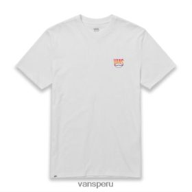 Vans Peru NBDZ463753 blanco | Vans camiseta de manga corta con logo