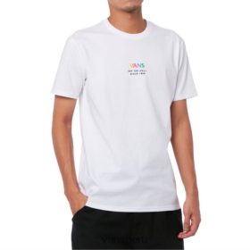Vans Peru NBDZ463815 blanco | Vans camiseta color rugido