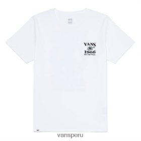 Vans Peru NBDZ463837 blanco | Vans florecer la camiseta de la paz