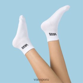 Vans Peru NBDZ464119 blanco | Vans calcetines de media tripulación (talla 6.5-10 1 paquete)
