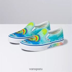 Vans Peru NBDZ464211 imaginación azul | Vans x bob esponja niños clásico slip-on