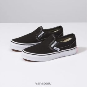 Vans Peru NBDZ464215 negro-blanco verdadero | Vans zapatillas clásicas para niños