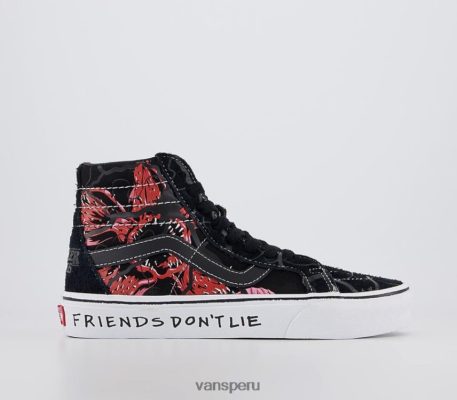 Vans Peru NBDZ464263 negro rojo | Vans zapatillas reedición ua sk8-hi