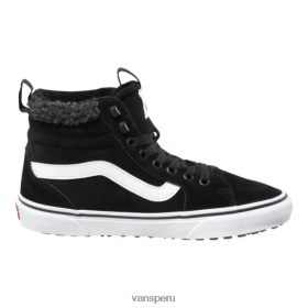 Vans Peru NBDZ464285 blanco y negro | Vans Botas Filmore Vansguard para mujer, patín alto, ante repelente al agua.