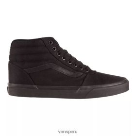 Vans Peru NBDZ464309 negro-negro | Vans zapatos de skate para hombre zapatillas de deporte de caña alta y ligeras