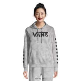 Vans Peru NBDZ464319 tomillo | Vans sudadera con capucha estilo boyfriend con lavado de lejía para mujer