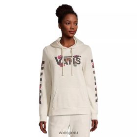 Vans Peru NBDZ464335 brezo de avena | Vans sudadera con capucha floral prensada enredada para mujer