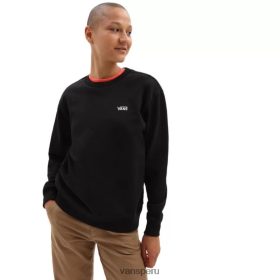 Vans Peru NBDZ46445 negro | Vans suéter con cuello redondo y corte boyfriend Flying V