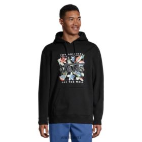 Vans Peru NBDZ464477 negro | Vans sudadera con capucha floral lúcida para hombre