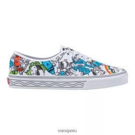 Vans Peru NBDZ464481 blanco-multi | Vans x crayola zapatos de skate auténticos para hombre zapatillas bajas informales