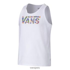 Vans Peru NBDZ464497 blanco | Vans tanque de patio zen para niñas