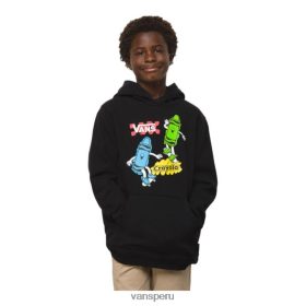 Vans Peru NBDZ464543 negro | Vans x crayola sudadera con capucha para niño jersey con bolsillo canguro para niño