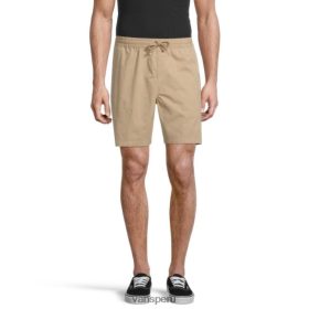 Vans Peru NBDZ464561 caqui | Vans pantalones cortos para caminar de 18 pulgadas para hombre