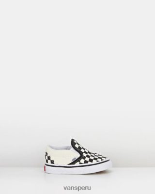 Vans Peru NBDZ464673 blanco y negro | Vans zapatillas clásicas para bebé