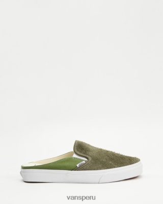 Vans Peru NBDZ464827 hoja de uva de gamuza peluda | Vans mules clásicos sin cordones - unisex