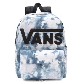 Vans Peru NBDZ46573 azul-blanco | Vans mochila drop v old skool